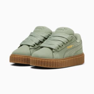 Flipped High Top Sneakers Creeper Phatty Earth Tone Toddlers' Sneakers, Green Fog-Cheap Jmksport Jordan Outlet Gold-Gum, extralarge